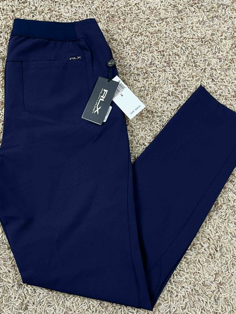 RLX Ralph Lauren Women’s Stretch-Twill Pants Navy, Size 6 (New)
